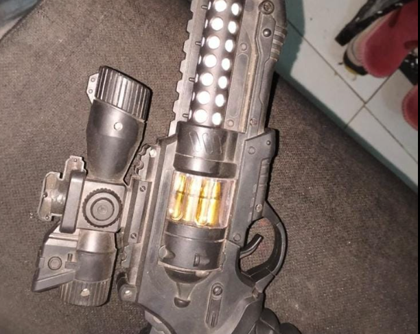 The firearm that was recovered.